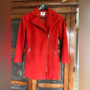 Old Navy Red Moto Jacket